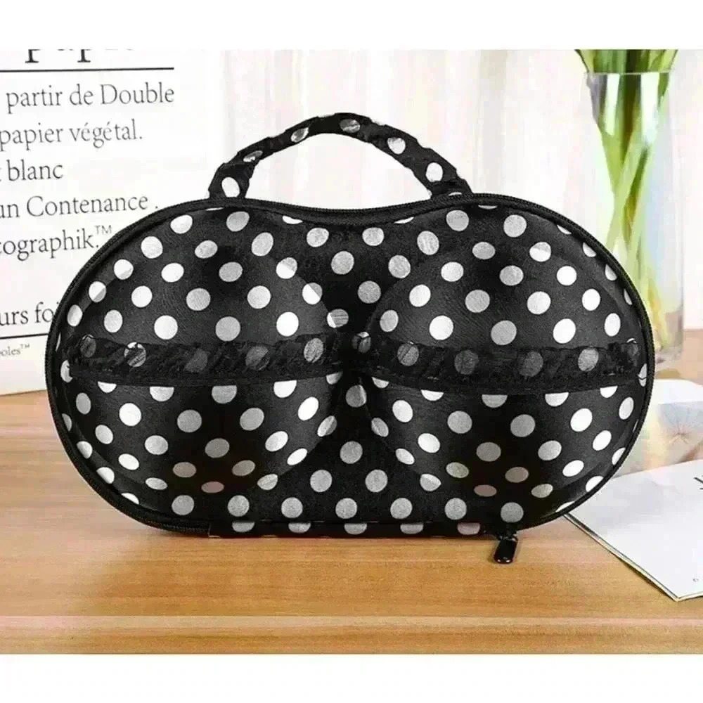 NEW!! Black & White Bra Storage Case